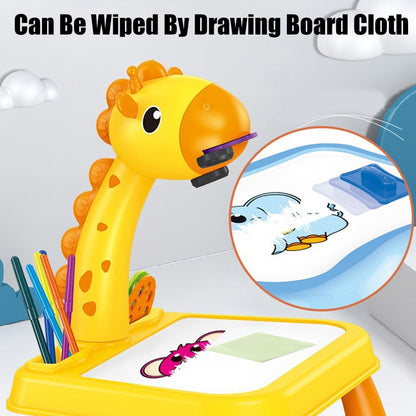 Children LED Projector Drawing Board