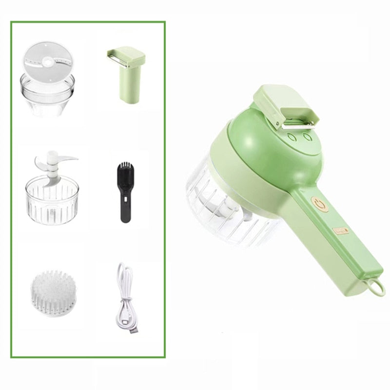 Electric Vegetable Cutter Garlic Crusher