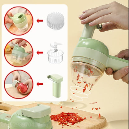 Electric Vegetable Cutter Garlic Crusher